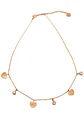 Colgante Corazon Punto De Luz Collar Chapado Oro Rosa  - Miniatura 1
