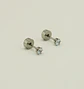 Aros Abridores Punto De Luz 3mm Zirconio Plateados Acero - Miniatura 10