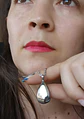 Colgante Anfora forma gota Cremacion Urna Cenizas  - Miniatura 3