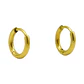 Argollas lisas Aura Titanio 8mm Astm F136 Chapadas En Oro 18k  - Miniatura 5