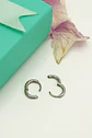Argollas Lisas aura 8mm Titanio Astm F136 plateadas - Miniatura 6