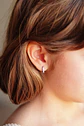 Argollas Aura Shine 8mm Titanio Astm F136 plateadas - Miniatura 3
