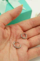 Argollas Aura Shine 8mm Titanio Astm F136 plateadas - Miniatura 5