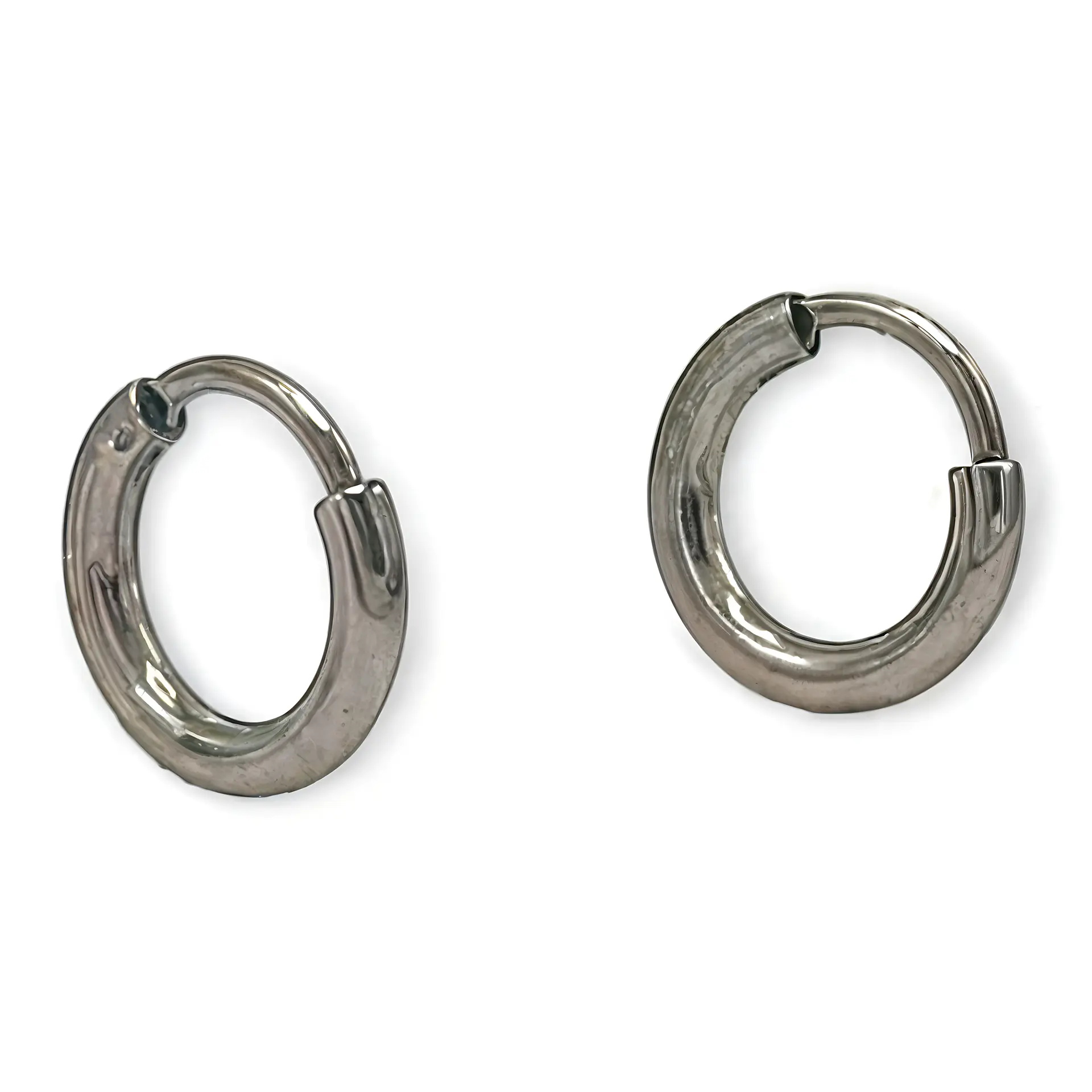 Argollas Lisas aura 6mm Aros Titanio Astm F136  1