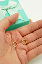 Argollas Emma 8mm 16G Titanio F136 Zirconia PVD oro 18k - Miniatura 10