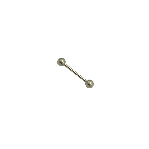 Piercing lengua Titanio Astm F136 Labret 14g pezón