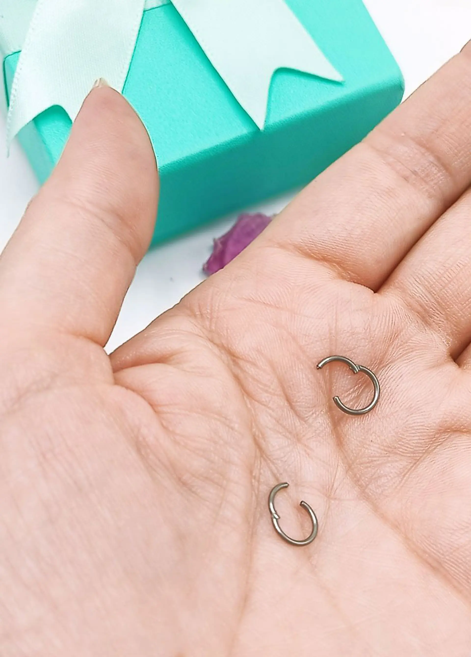 Argollas Clicker 6mm 20g Acero Quirurgico Plateadas Ligeras 7