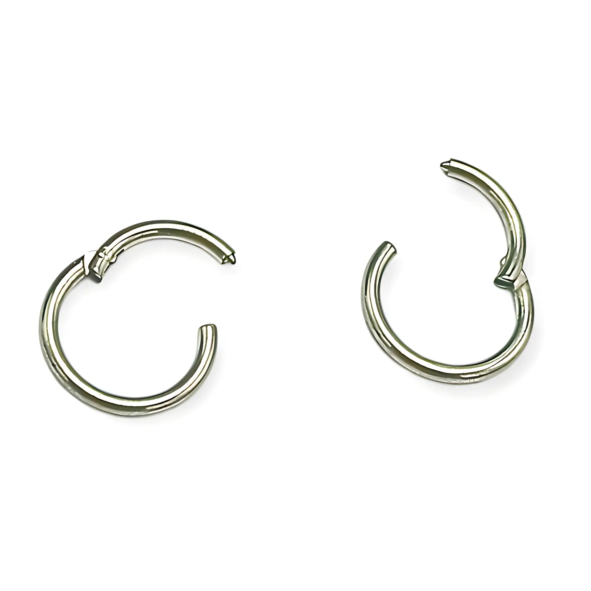 Argollas Clicker 6mm 20g Acero Quirurgico Plateadas Ligeras 1