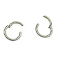 Argollas Clicker 6mm 20g Acero Quirurgico Plateadas Ligeras - Miniatura 1