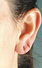 Argollas Clicker 6mm 20g Acero Quirurgico Chapadas En Oro - Miniatura 3