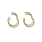 Argollas Clicker 6mm 20g Acero Quirurgico Chapadas En Oro - Miniatura 1
