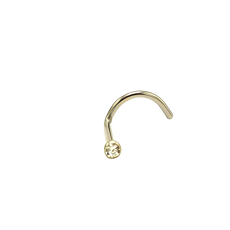 Piercing Nostril Tipo S Titanio Astm F136 20g Nariz 2mm 7