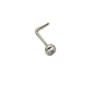 Piercing Nostril Tipo L Titanio Astm F136 20g 3mm Nariz - Miniatura 1