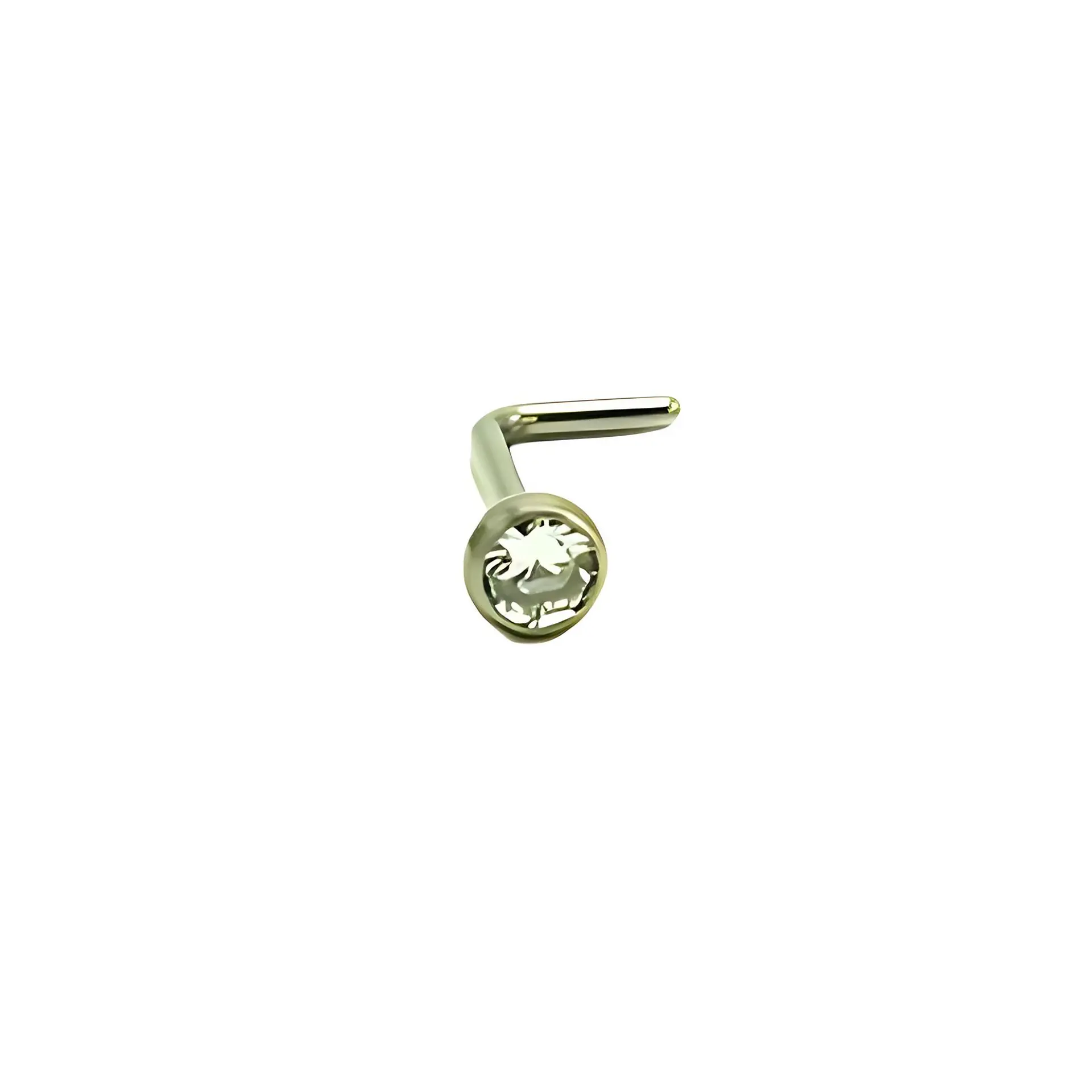 Piercing Nostril Tipo L Titanio Astm F136 20g 3mm Nariz 3