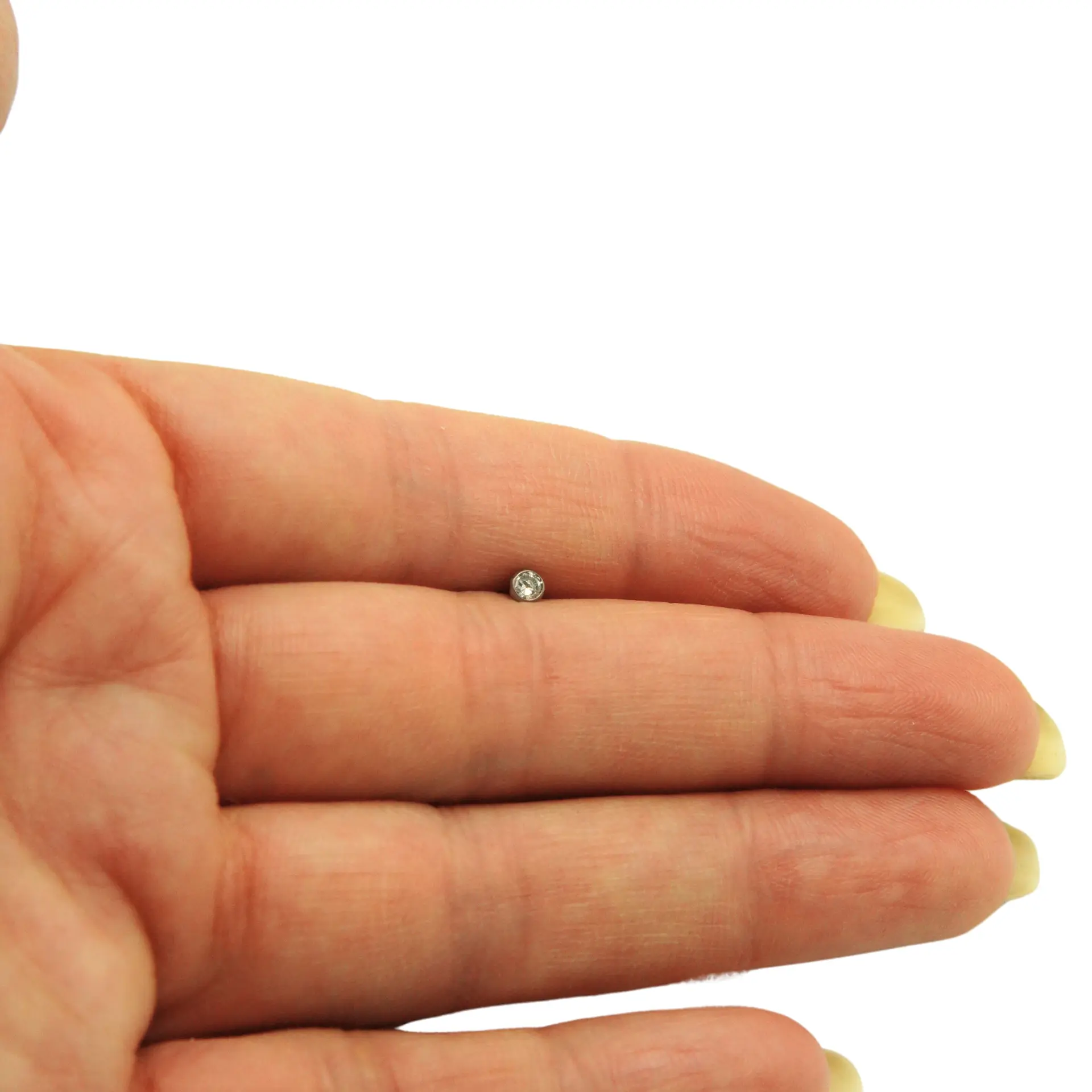 Piercing Nostril Tipo L Titanio Astm F136 20g 3mm Nariz 4