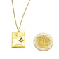 Colgante Libro Relicario Estrella Luna Chapado En Oro 18k - Miniatura 7