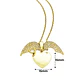 Colgante Corazon Mariposa Zirconia Pave Chapado En Oro 18k - Miniatura 13