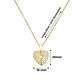 Colgante Corazon Mariposa Zirconia Pave Chapado En Oro 18k - Miniatura 15