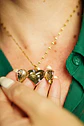 Colgante Relicario Corazón Pave Zirconias Chapado Oro 18k - Miniatura 4