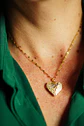 Colgante Relicario Corazón Pave Zirconias Chapado Oro 18k - Miniatura 5