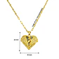 Colgante Relicario Corazón Pave Zirconias Chapado Oro 18k - Miniatura 7