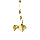 Colgante Relicario Corazón Pave Zirconias Chapado Oro 18k 12