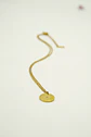 Colgante Medalla Estrella Punto De Luz Chapada Oro 18k - Miniatura 14