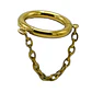 Piercing 6mm Septum 16g Astm F136 Titanio Chapado en Oro 18k - Miniatura 1
