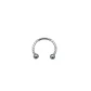 Piercing Septum 16g 8mm Titanio Astm F136 Aro Zirconia - Miniatura 1