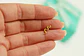 Piercing Labret Serpiente 8mm Chapada En Oro Titanio Astm F136 - Miniatura 6