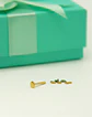 Piercing Labret Serpiente 8mm Chapada En Oro Titanio Astm F136 - Miniatura 2