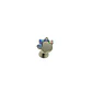 Piercing Labret 8mm Huella Perro Opalo Titanio Astm F136  - Miniatura 7