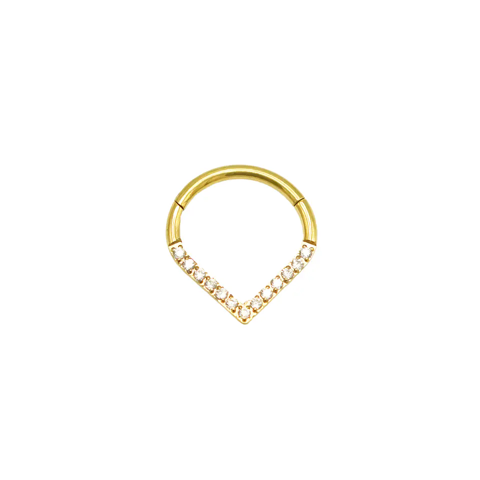 Piercing Septum Lagrima 10mm Titanio Astm F136  6