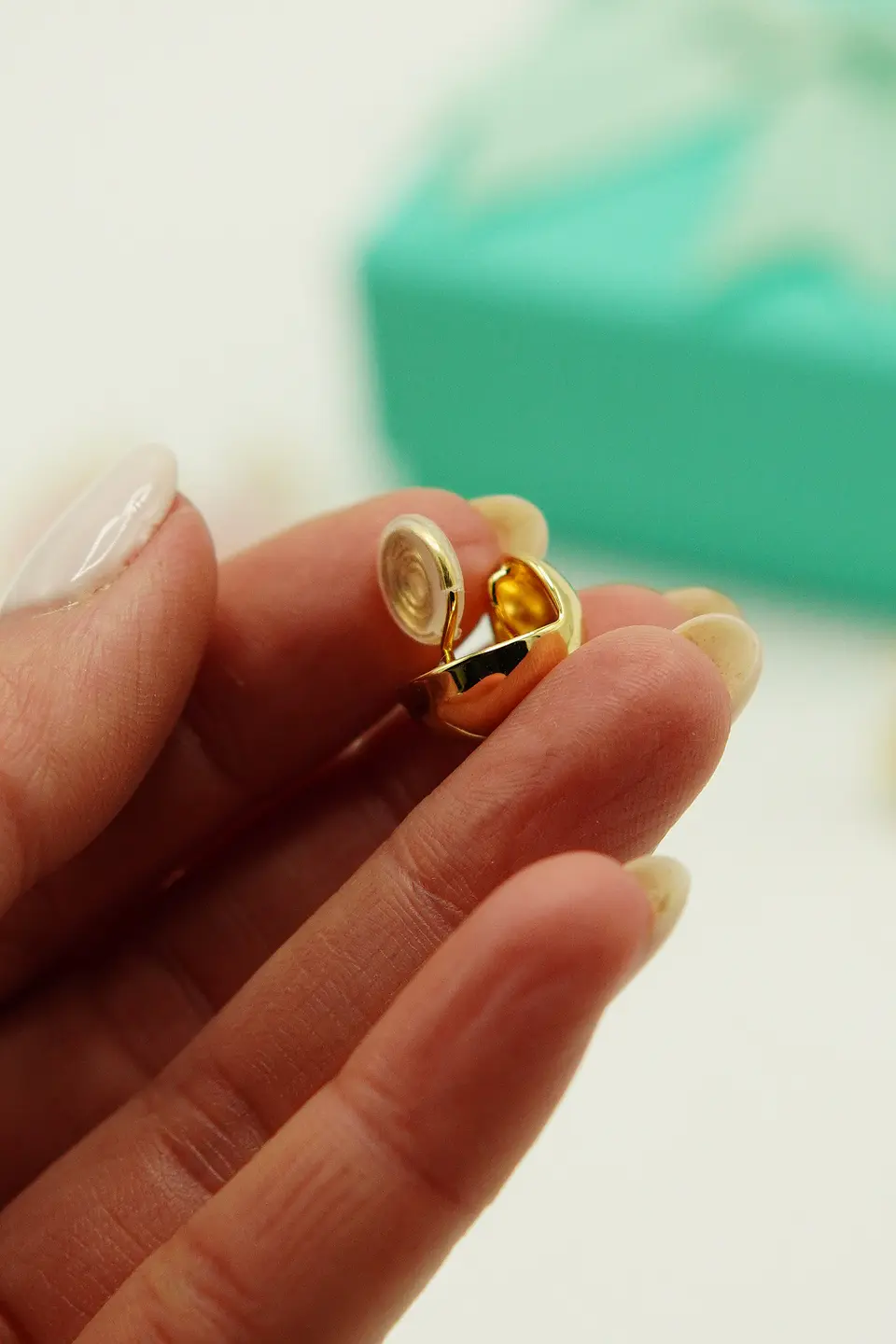 Argollas Semi Esfera Chapadas En Oro Earcuff Sin Perforacion 6