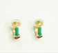 Aros Argollas Julieta Turquesa Corazon Rojo Earcuff Sin Perforacion - Miniatura 7
