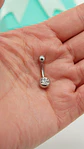 Piercing ombligo navel 10mm acero quirurgico 316L - Miniatura 10