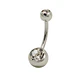 Piercing ombligo navel 10mm acero quirurgico 316L - Miniatura 3