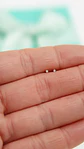 Aros punto de luz chicos 1.5mm titanio 20g - Miniatura 6