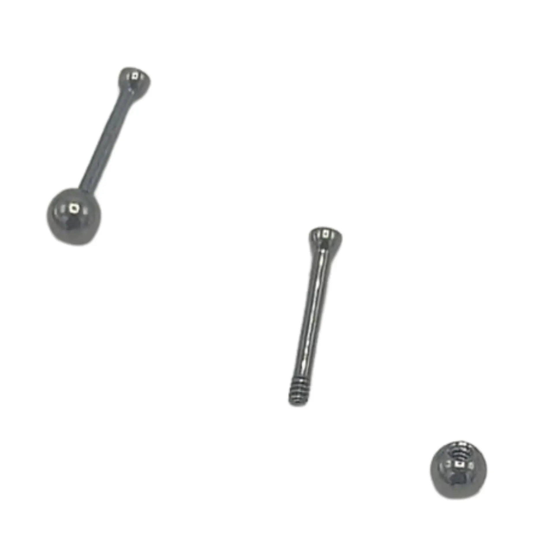 Aros punto de luz chicos 1.5mm titanio 20g 8