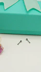 Aros punto de luz chicos 1.5mm titanio 20g - Miniatura 2
