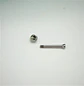 Piercing punto de luz 1.5mm  facial oreja titanio ASTM F136 plateado - Miniatura 4