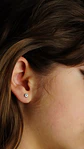 Aros flor titanio zirconia ASTM F136 plateados - Miniatura 8