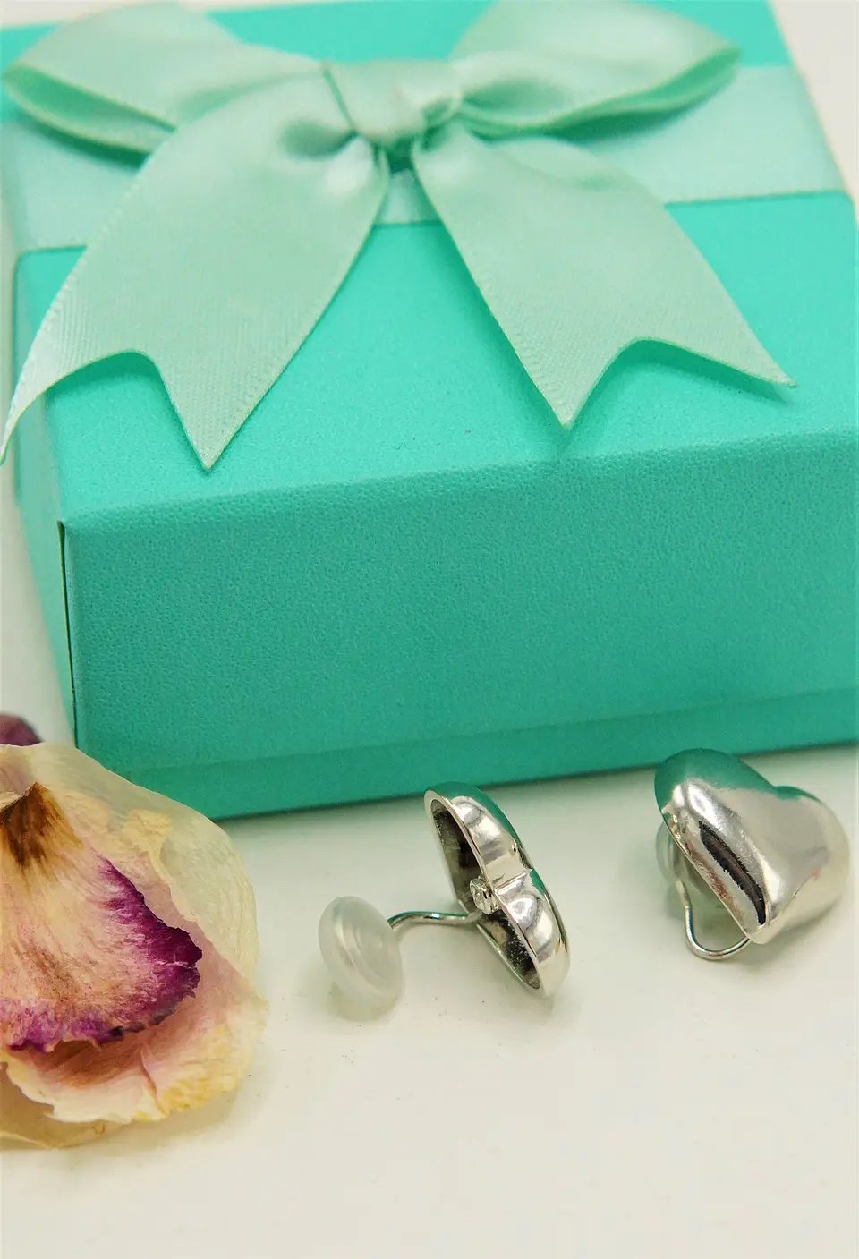 Aros Sin Perforacion corazon chunky bañado En plata 9