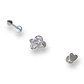 Set de Piercing Conquista Labret push pin acero quirurgico - Miniatura 8