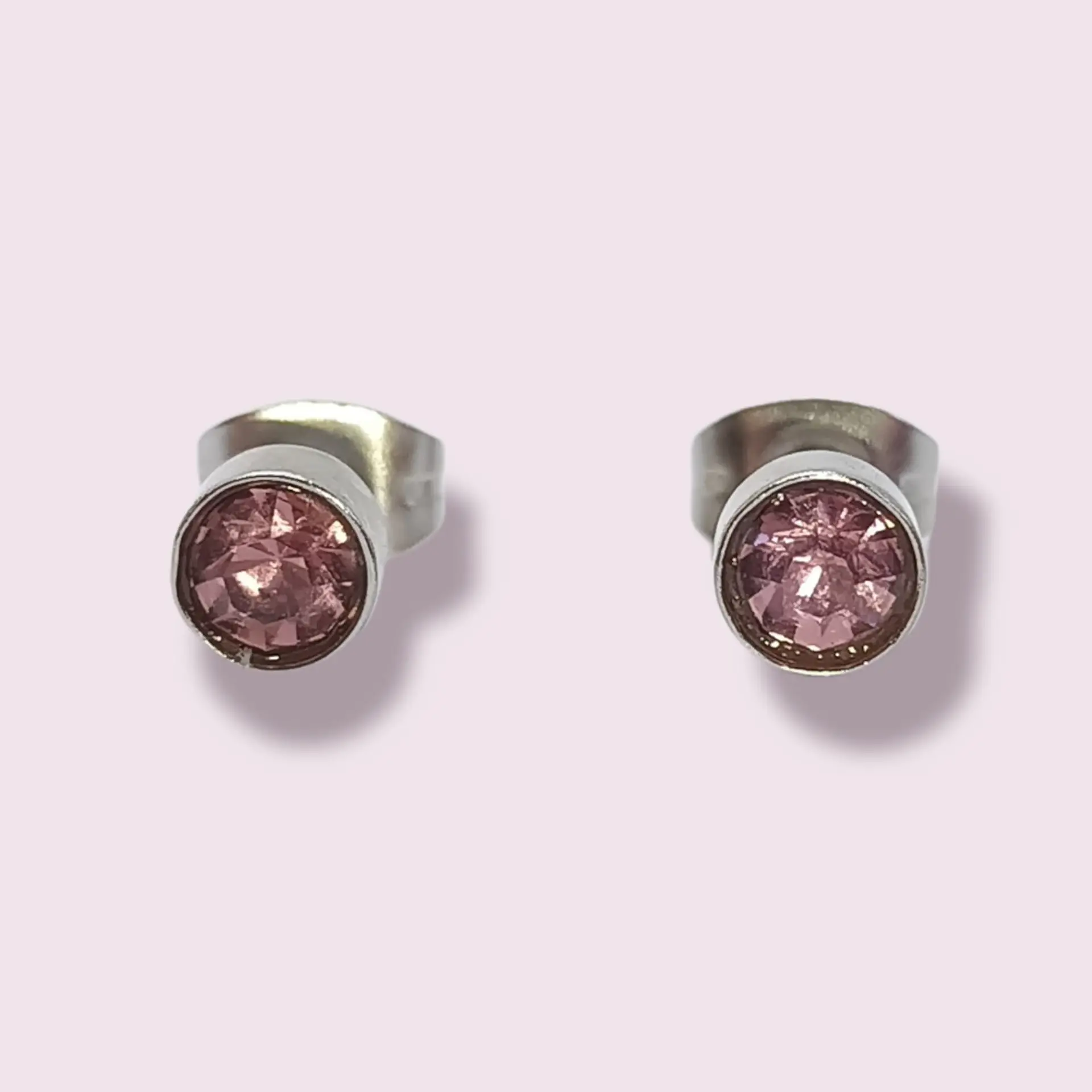 Aros Pequeños Puntos De Luz Acero Quirúrgico Colores 5mm 23