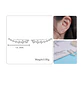 Modernos Aros Earcuff Zirconias Pendientes Plata Trepadores - Miniatura 6