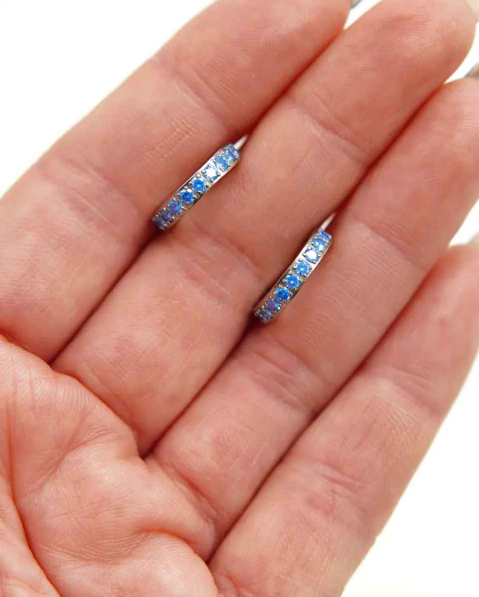 Aros zirconias azules 10mm Titanio Astm F136   5