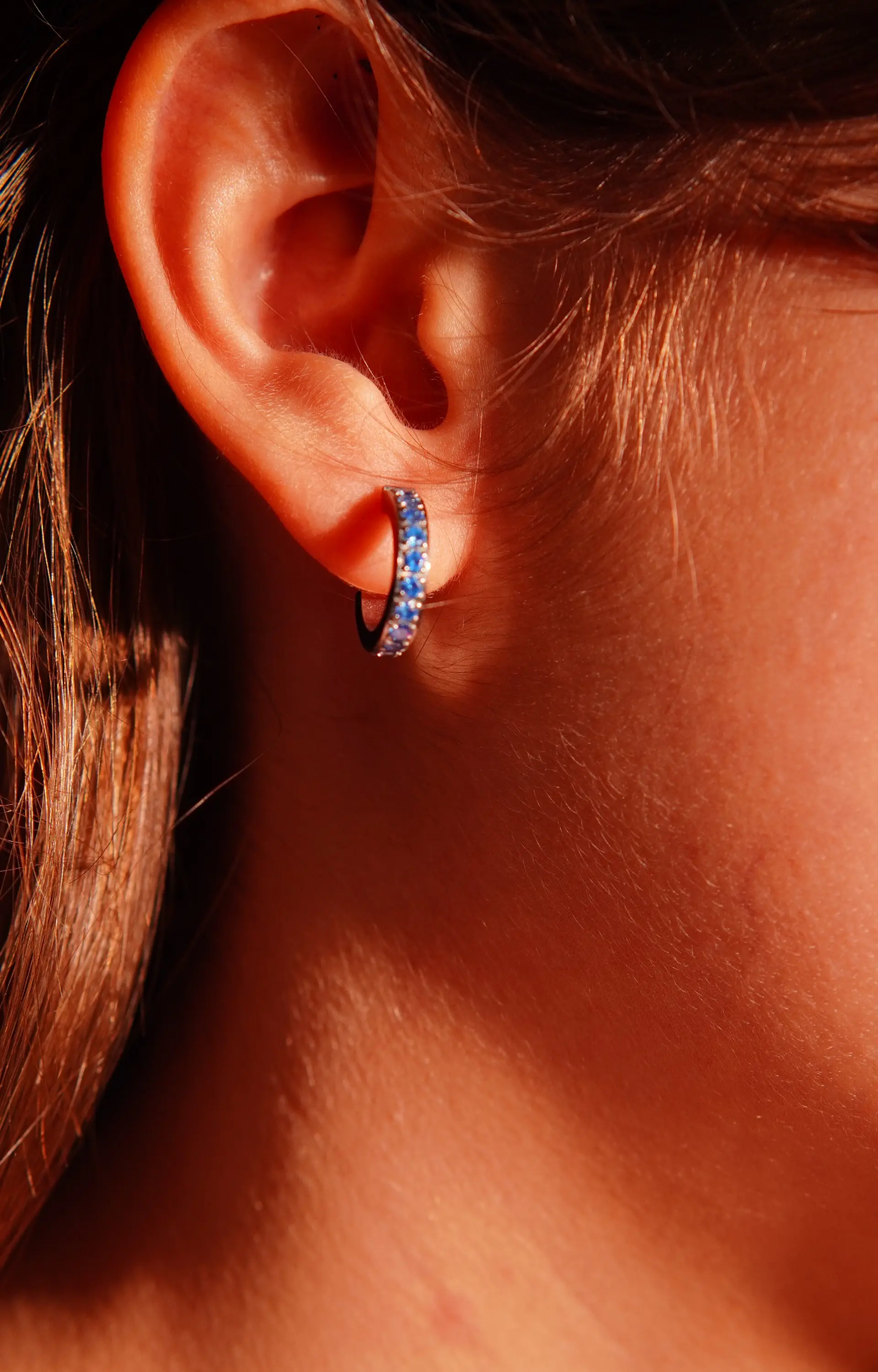 Aros zirconias azules 10mm Titanio Astm F136   2