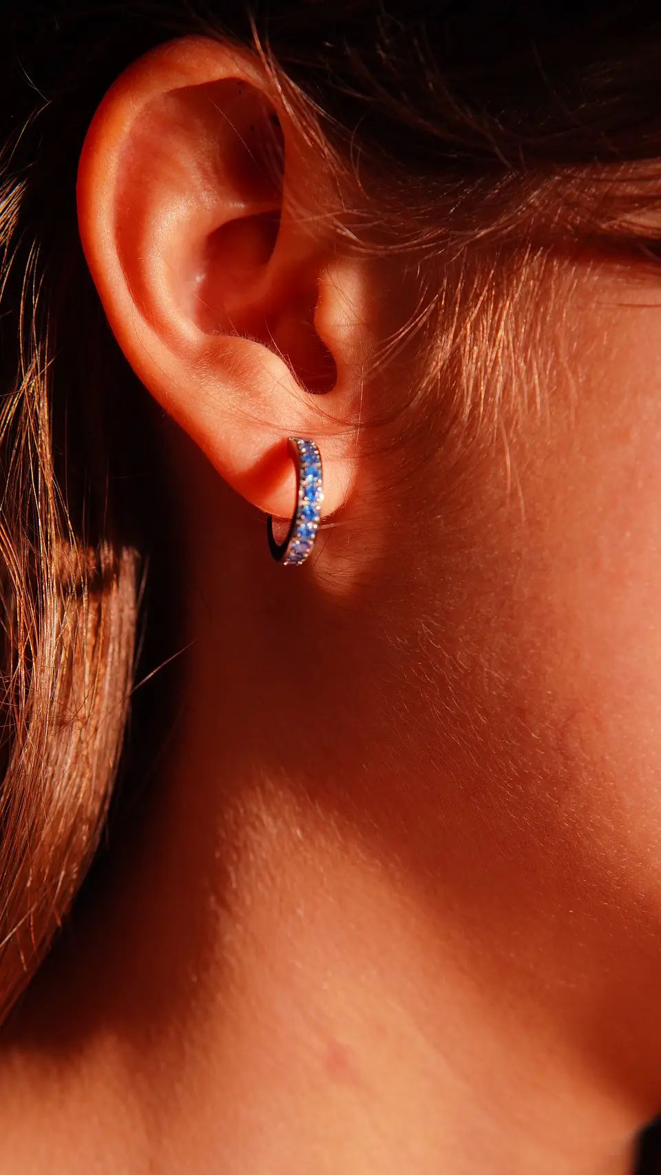 Aros zirconias azules 10mm Titanio Astm F136   2