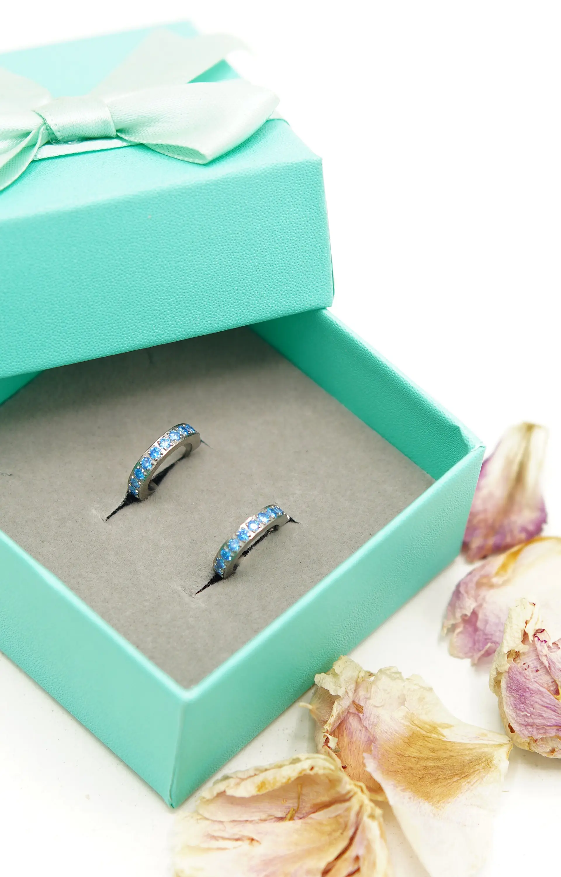 Aros zirconias azules 10mm Titanio Astm F136   3